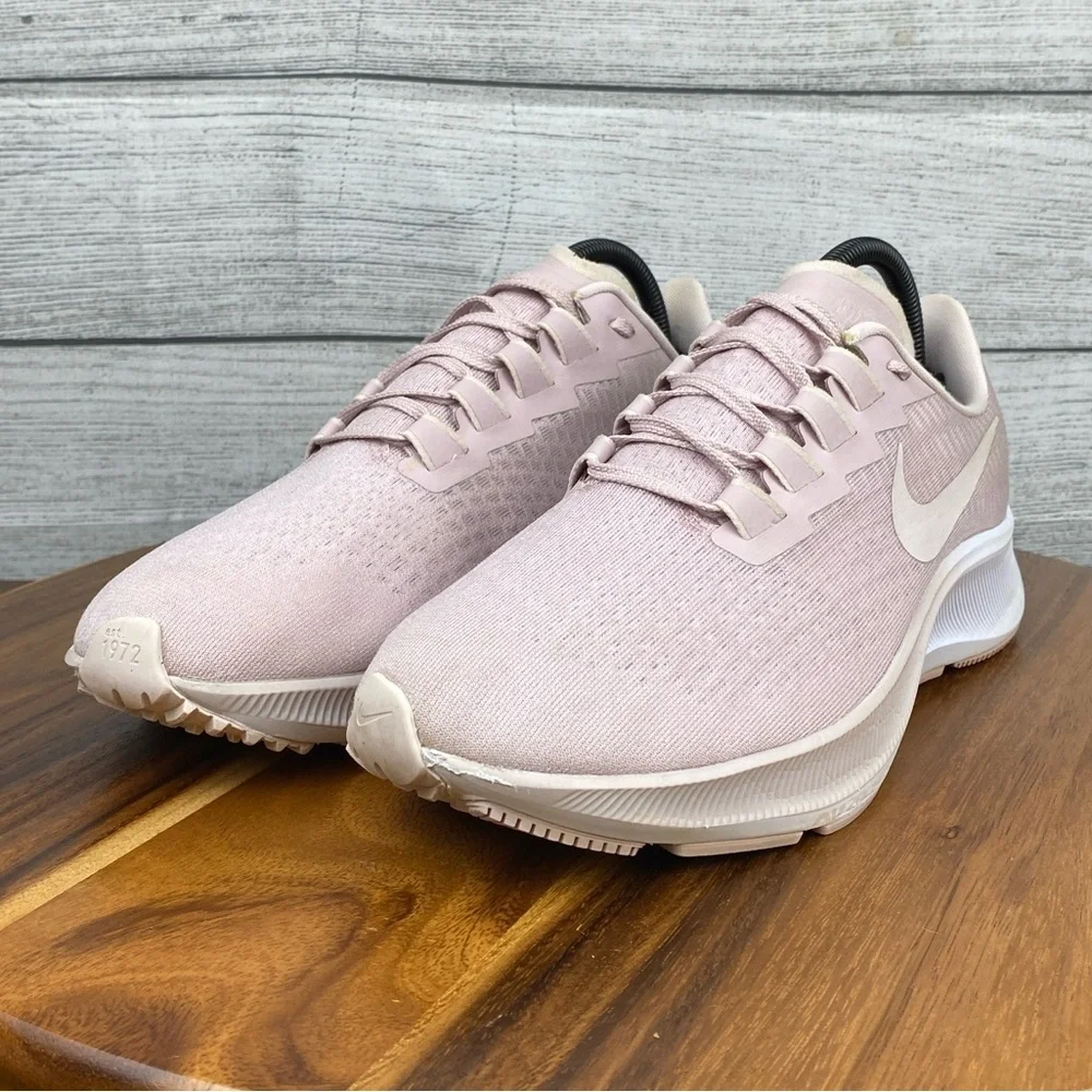 Nike Air Zoom Pegasus 37 Champagne Pink Running Shoe BQ9647-601 Women’s Size 10